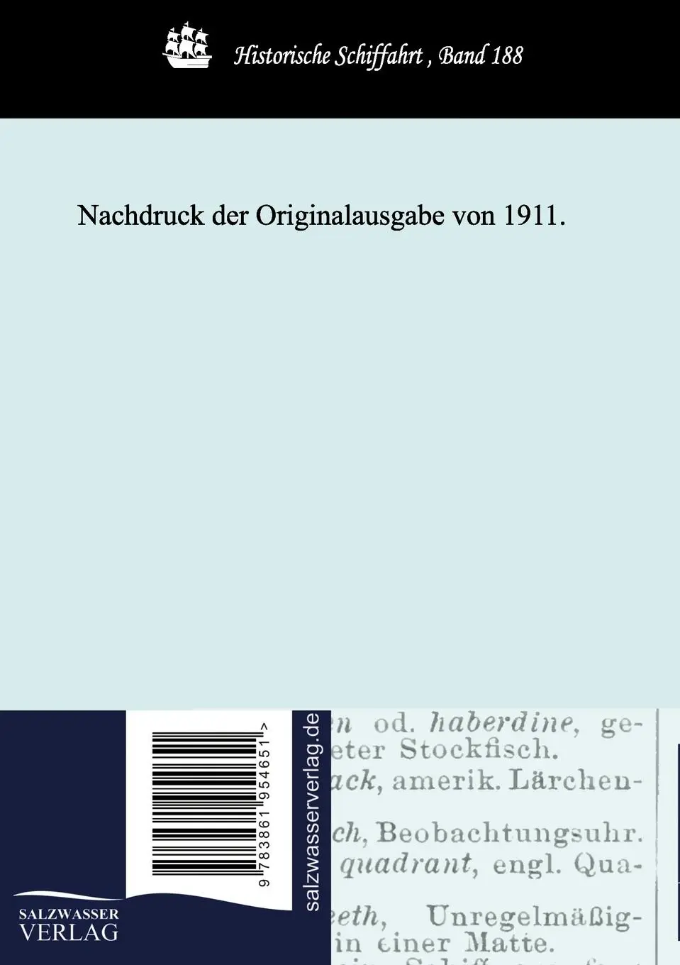 Rückseite: 9783861954651 | Vollständiges nautisches Wörterbuch Deutsch und Englisch - Complete...