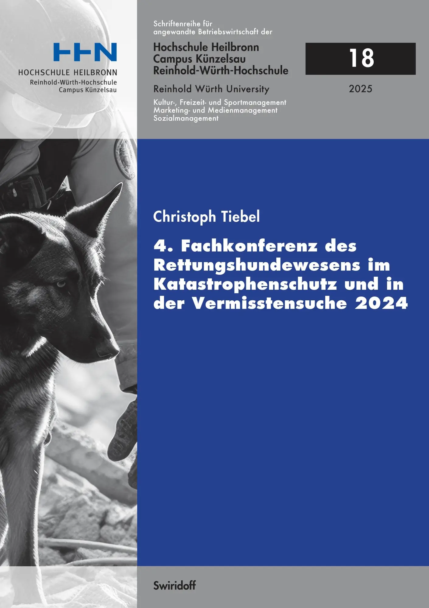 Cover: 9783899294651 | 4. Fachkonferenz des Rettungshundewesens im Katastrophenschutz und...