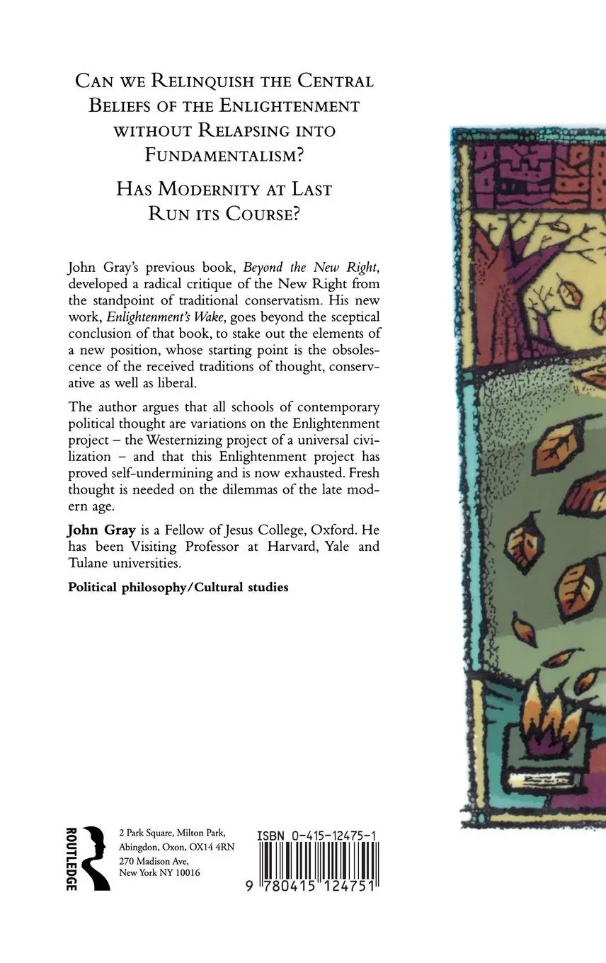 Rückseite: 9780415124751 | Enlightenment's Wake | John Gray | Buch | Einband - fest (Hardcover)