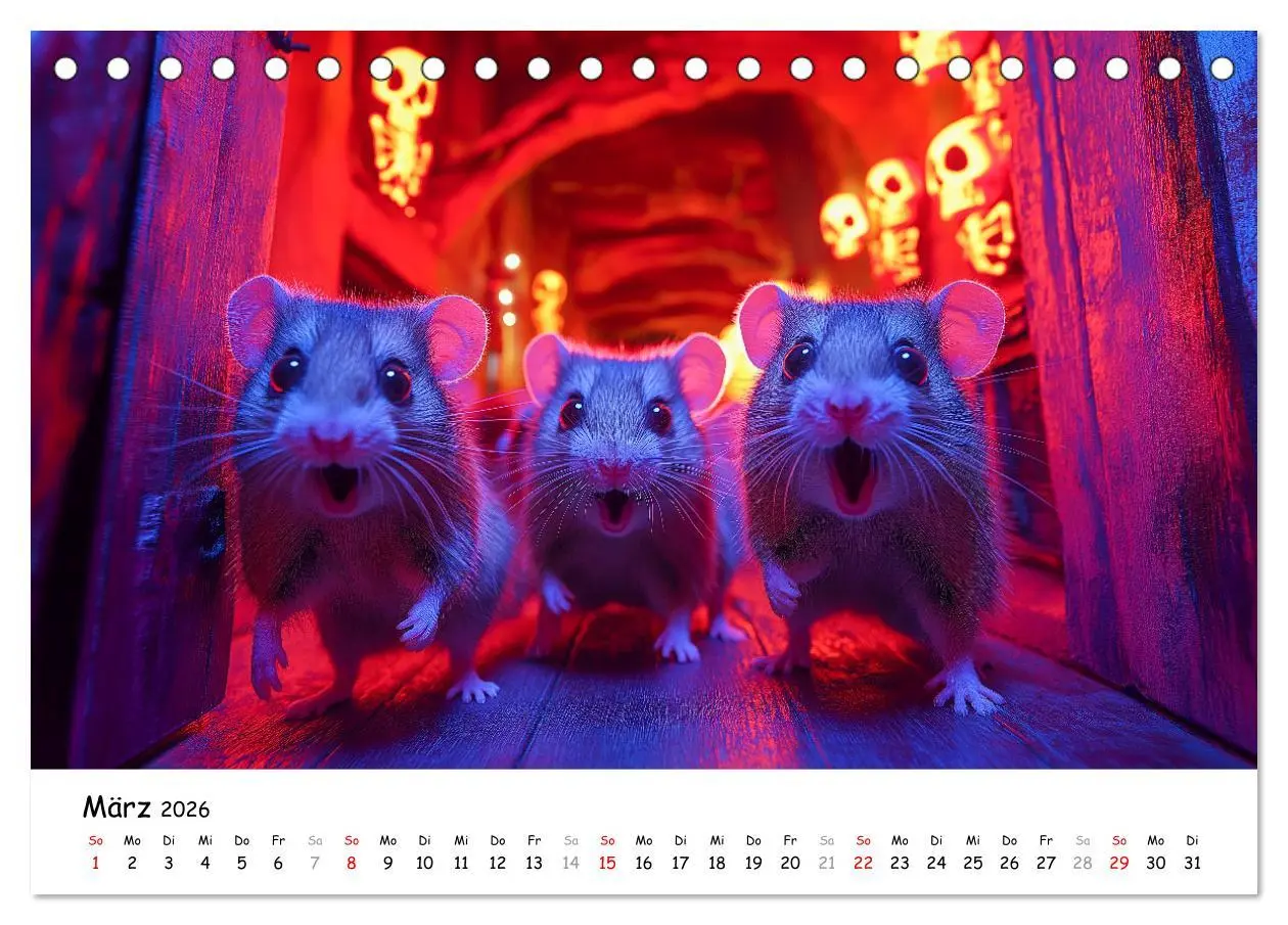 Bild: 9783457334751 | Hamster im Freizeitpark - Lustiger Kalender mit Jahrmarkt-Motiven...