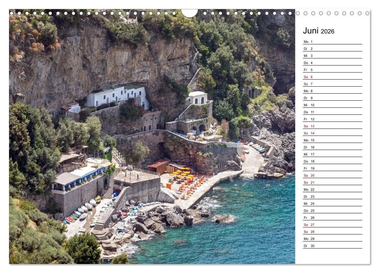 Bild: 9783516734751 | Amalfiküste - Der Planer (Wandkalender 2026 DIN A3 quer), CALVENDO...