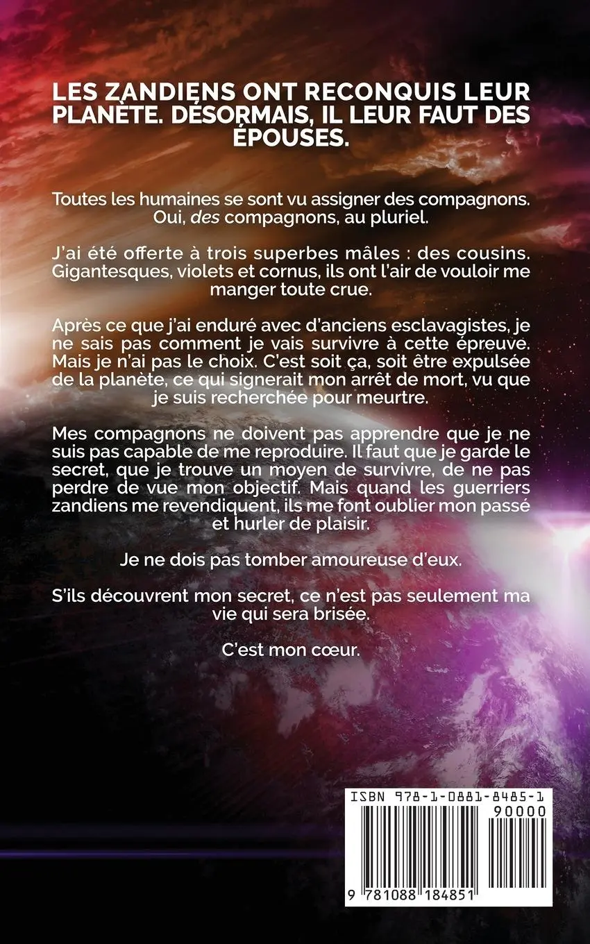 Rückseite: 9781088184851 | La Nuit des Zandiens | Renee Rose (u. a.) | Taschenbuch | Französisch