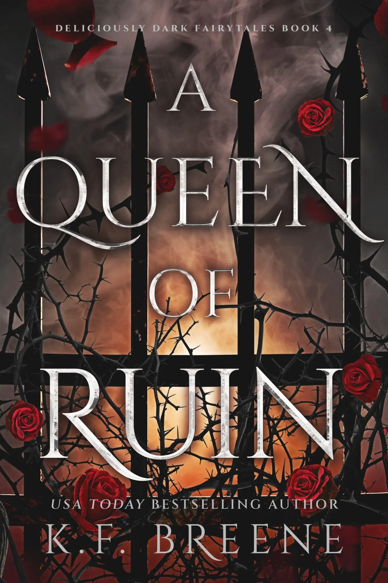 Cover: 9781638934851 | A Queen of Ruin | Deliciously Dark Fairytales, Book 4 | K. F. Breene