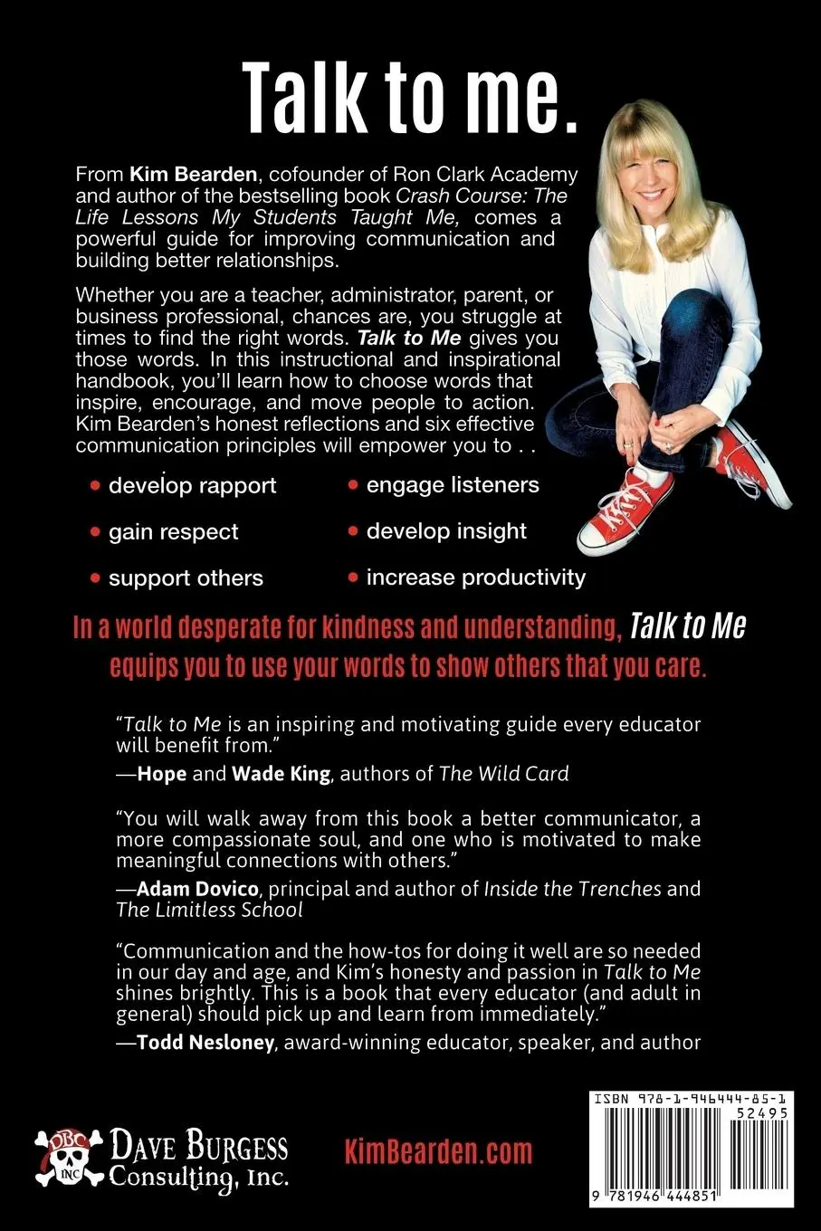 Rückseite: 9781946444851 | Talk to Me | Kim Bearden | Taschenbuch | Kartoniert / Broschiert