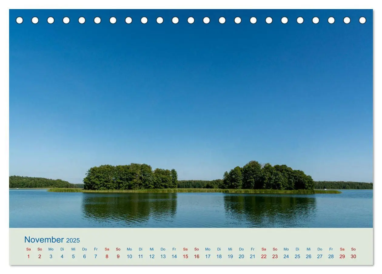 Bild: 9783435164851 | Wunderschönes Masuren (Tischkalender 2025 DIN A5 quer), CALVENDO...