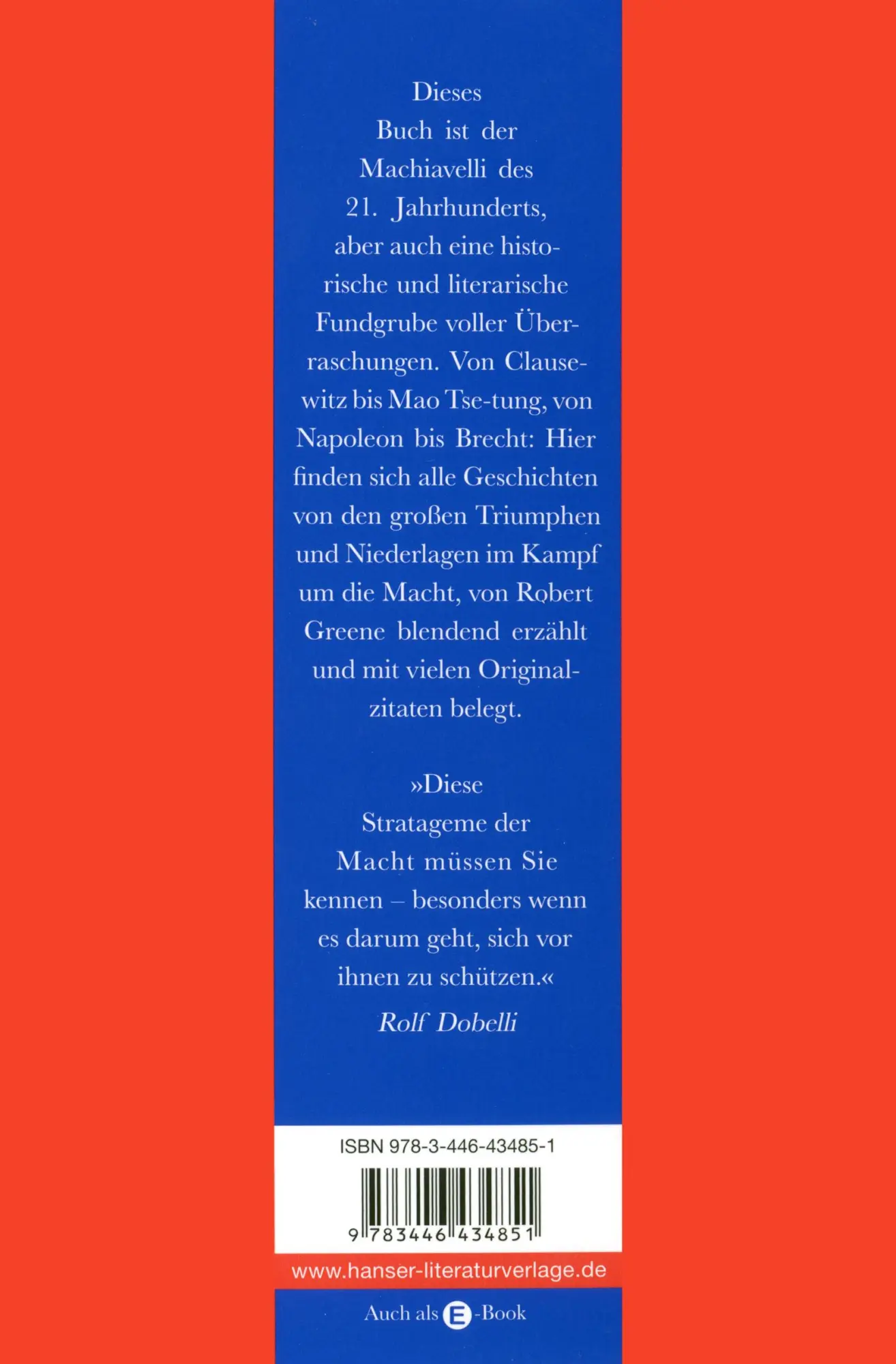 Bild: 9783446434851 | Power: Die 48 Gesetze der Macht | Kompaktausgabe | Robert Greene
