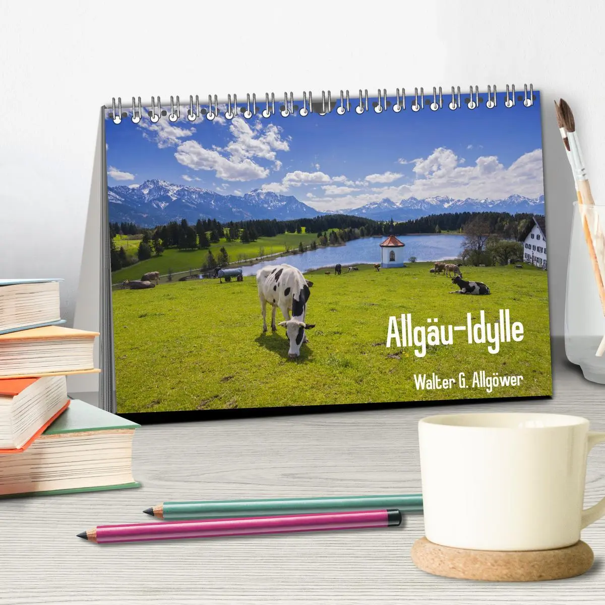 Bild: 9783457874851 | Allgäu-Idylle (Tischkalender 2026 DIN A5 quer), CALVENDO...