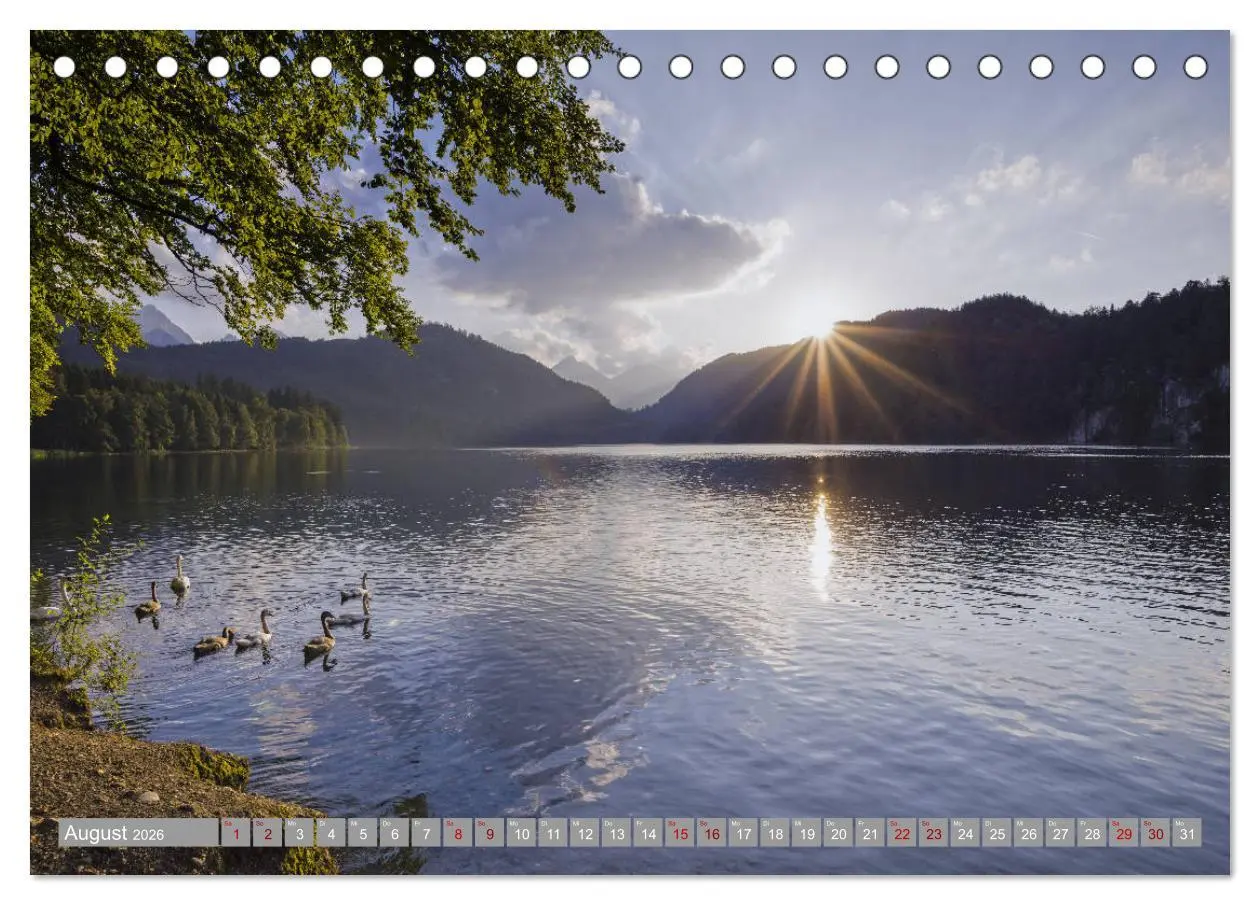 Bild: 9783457874851 | Allgäu-Idylle (Tischkalender 2026 DIN A5 quer), CALVENDO...