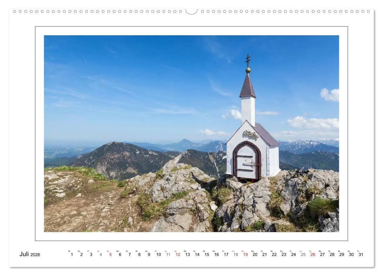 Bild: 9783457944851 | Unterwegs in den Chiemgauer Alpen (Wandkalender 2026 DIN A2 quer),...