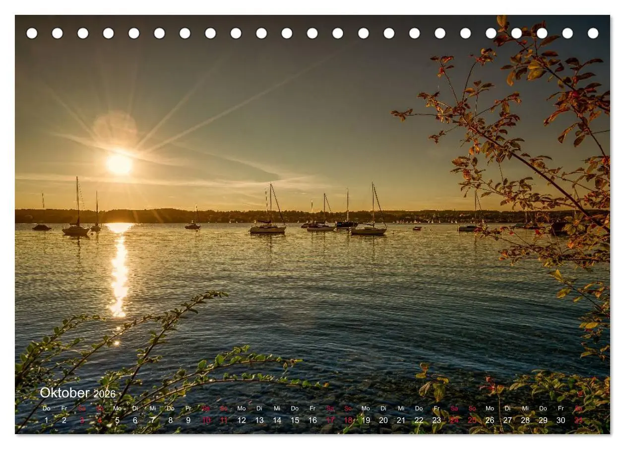 Bild: 9783516034851 | Impressionen vom Starnberger See (Tischkalender 2026 DIN A5 quer),...