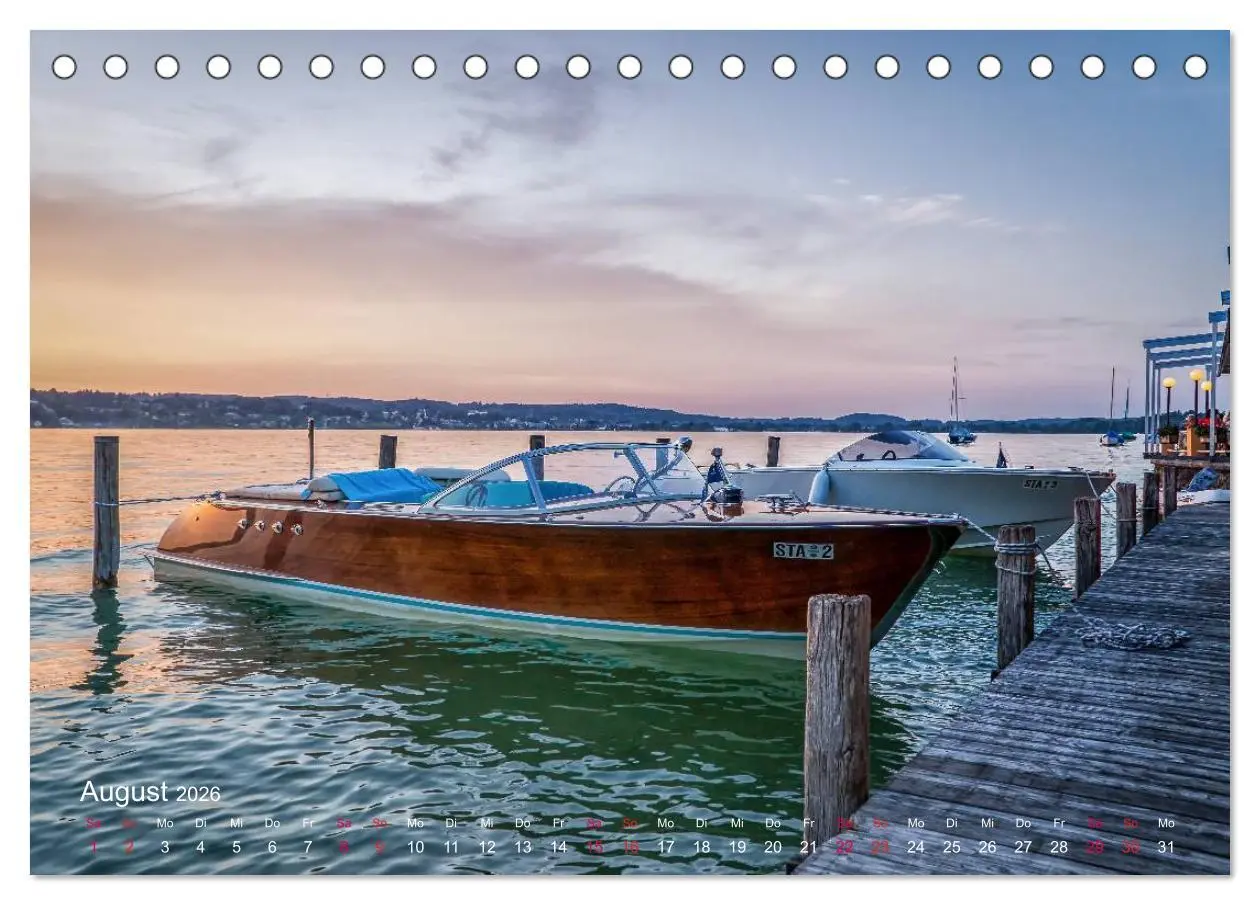 Bild: 9783516034851 | Impressionen vom Starnberger See (Tischkalender 2026 DIN A5 quer),...