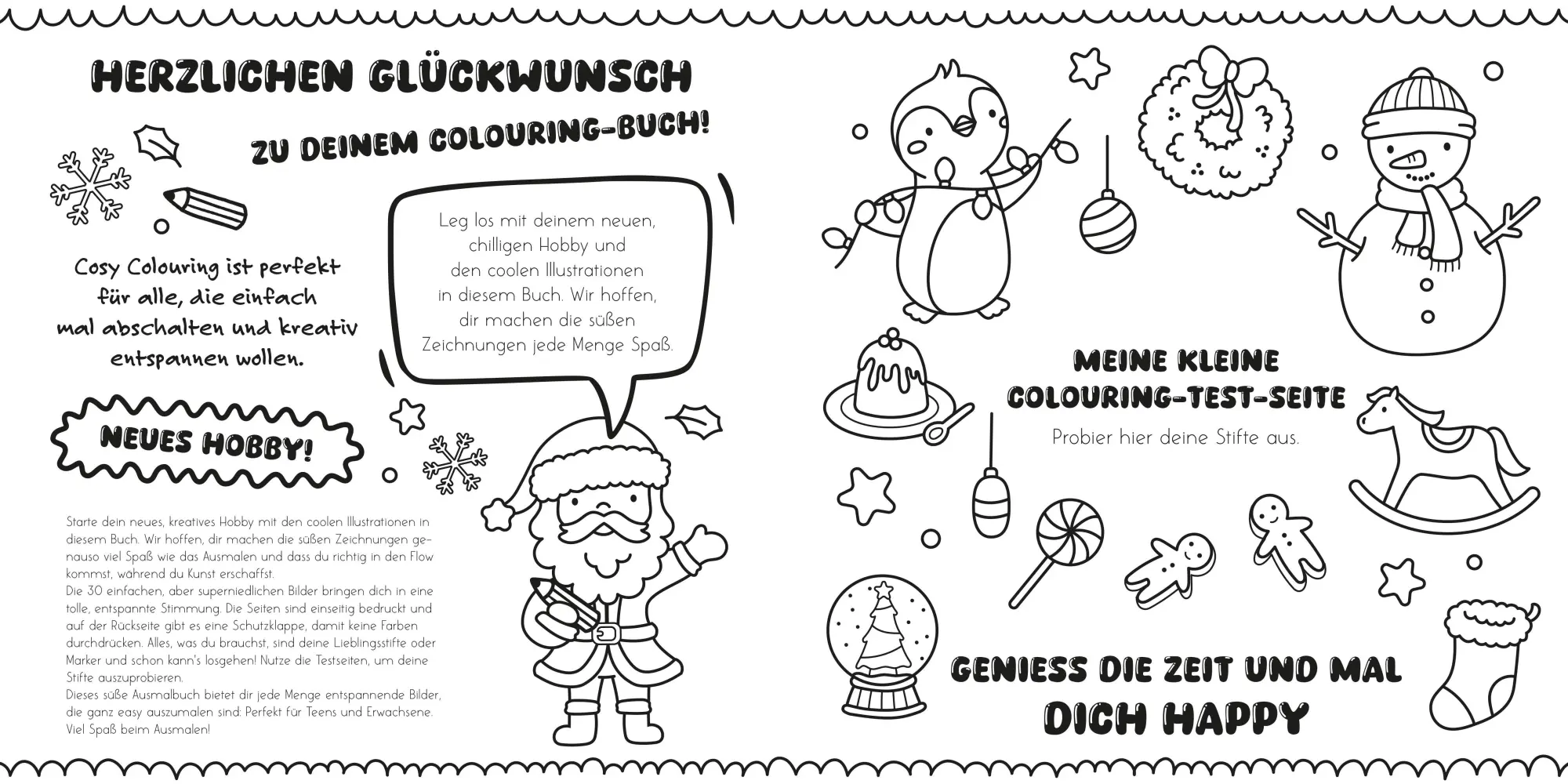 Bild: 9783862304851 | Cosy Colouring - Süßer Weihnachtszauber | Taschenbuch | 64 S. | 2025
