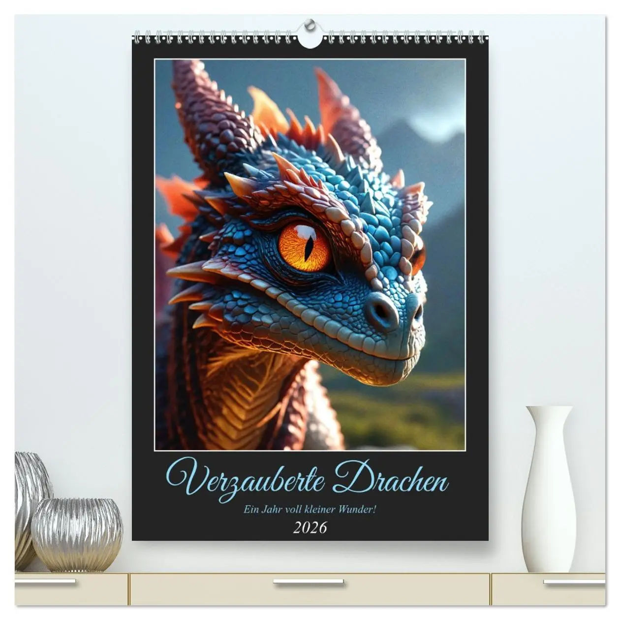 Cover: 9783516264951 | Verzauberte Drachen: Ein Jahr voll kleiner Wunder! (hochwertiger...
