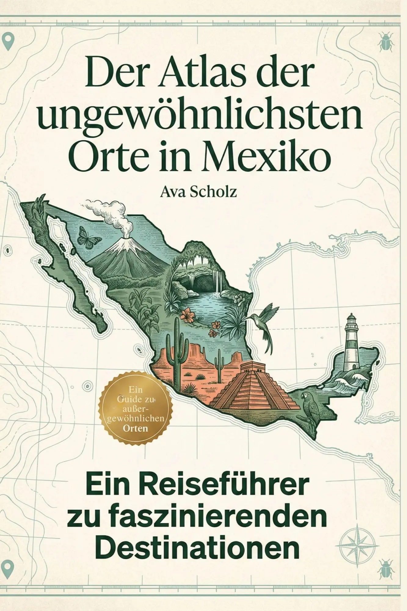 Cover: 9783695394951 | Der Atlas der ungewöhnlichsten Orte in Mexiko | Ava Scholz | Buch