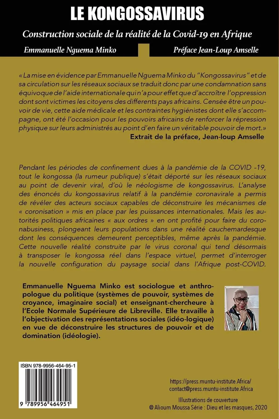 Rückseite: 9789956464951 | Le Kongossavirus | Emmanuelle Nguema Minko | Taschenbuch | Französisch