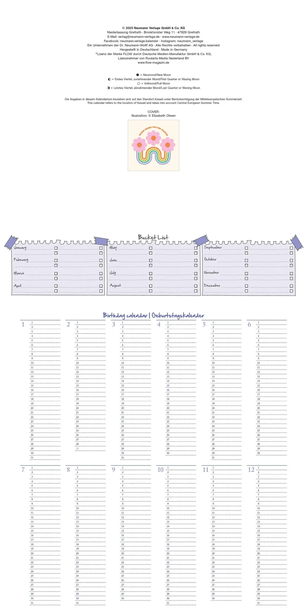 Bild: 4069095005051 | Nur Mut: Sei ganz du selbst | Kalender | 28 S. | Deutsch