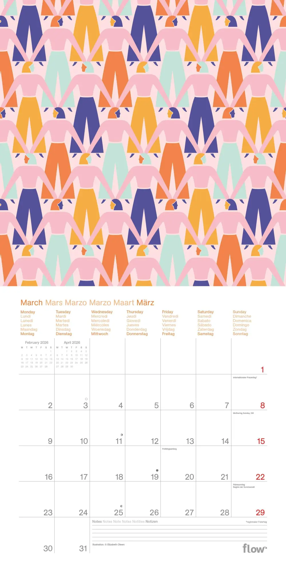Bild: 4069095005051 | Nur Mut: Sei ganz du selbst | Kalender | 28 S. | Deutsch