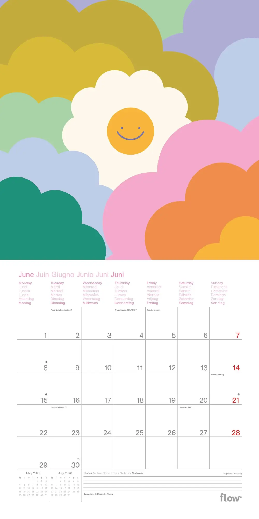 Bild: 4069095005051 | Nur Mut: Sei ganz du selbst | Kalender | 28 S. | Deutsch