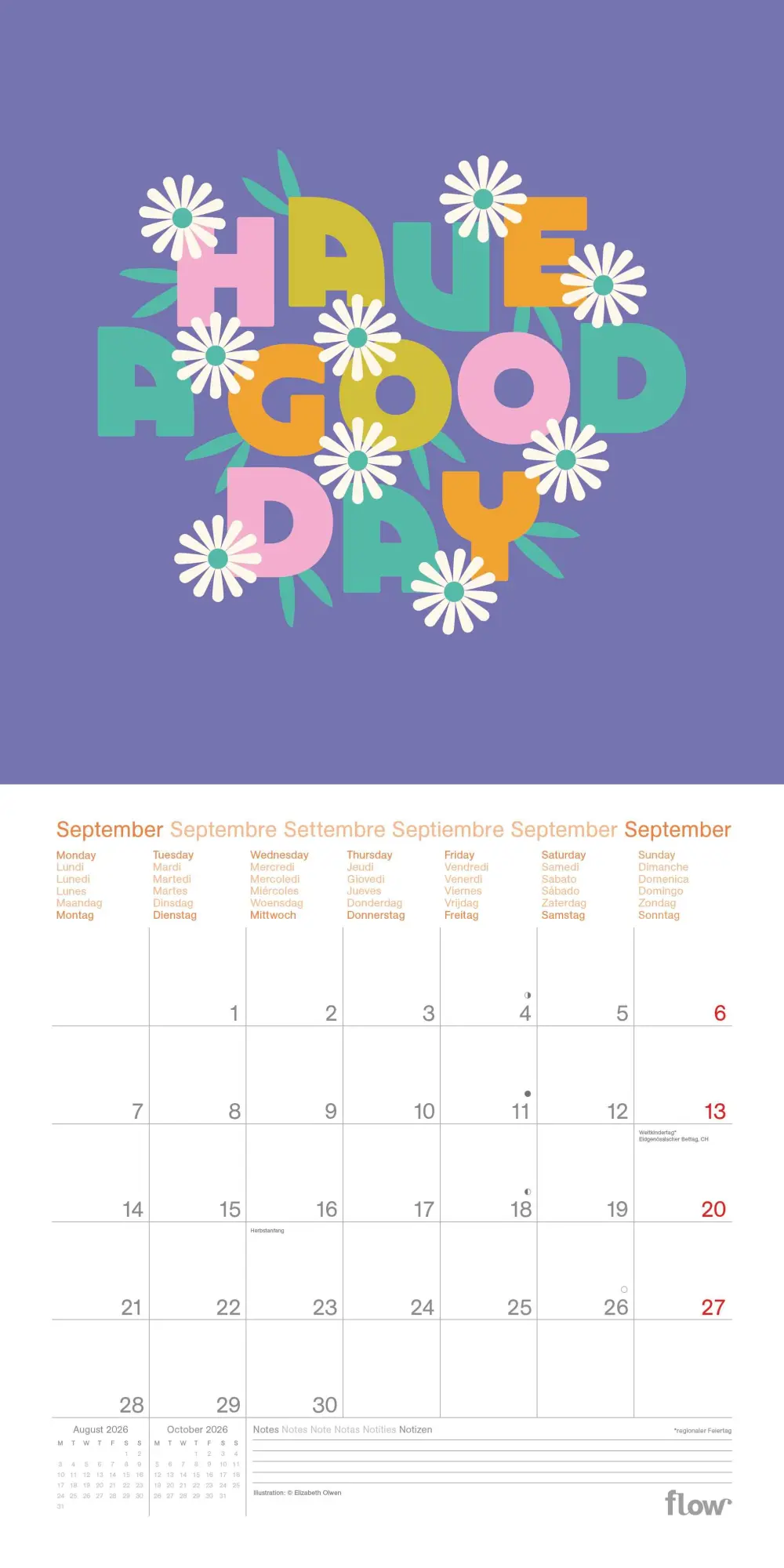 Bild: 4069095005051 | Nur Mut: Sei ganz du selbst | Kalender | 28 S. | Deutsch