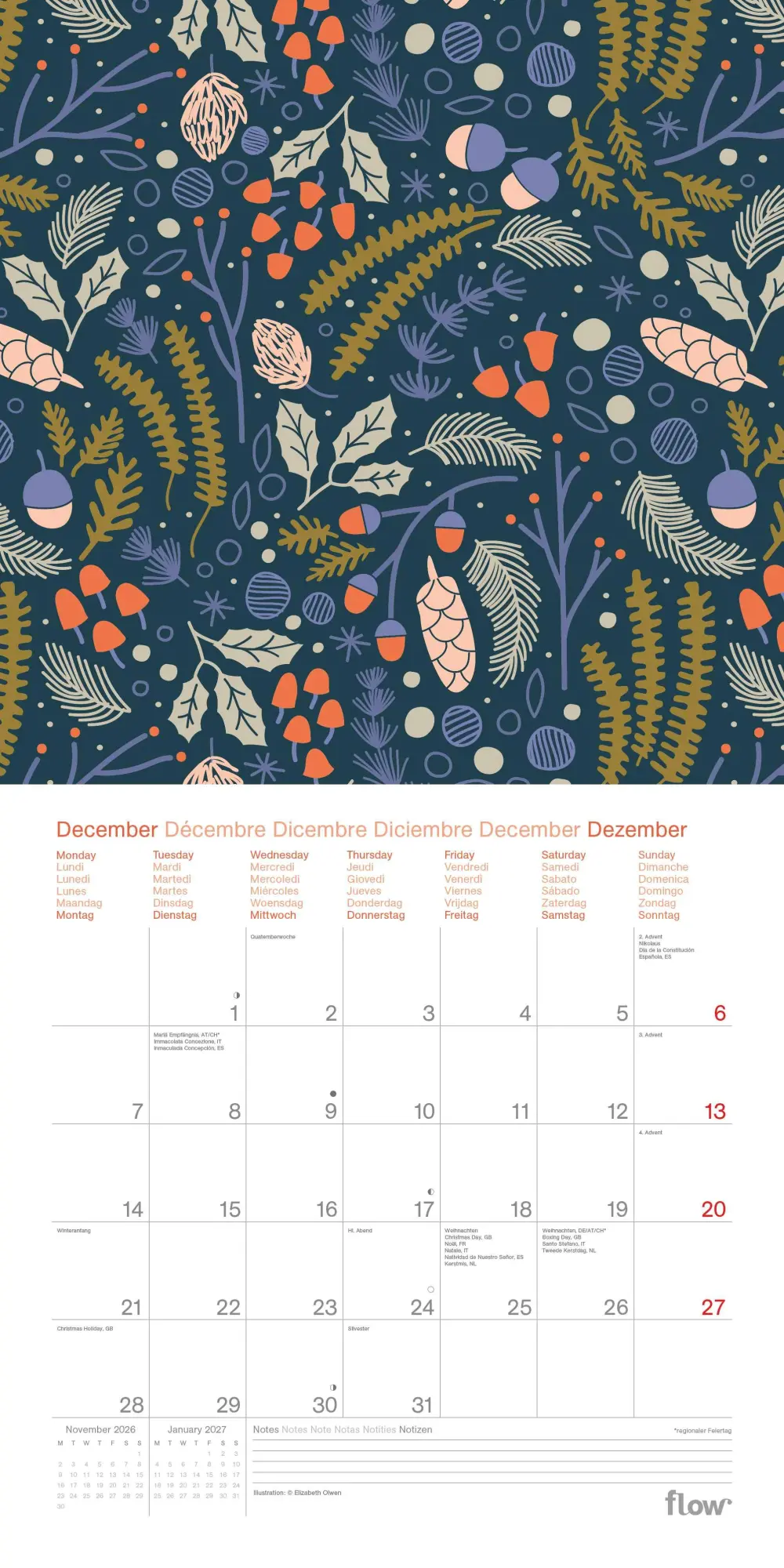 Bild: 4069095005051 | Nur Mut: Sei ganz du selbst | Kalender | 28 S. | Deutsch