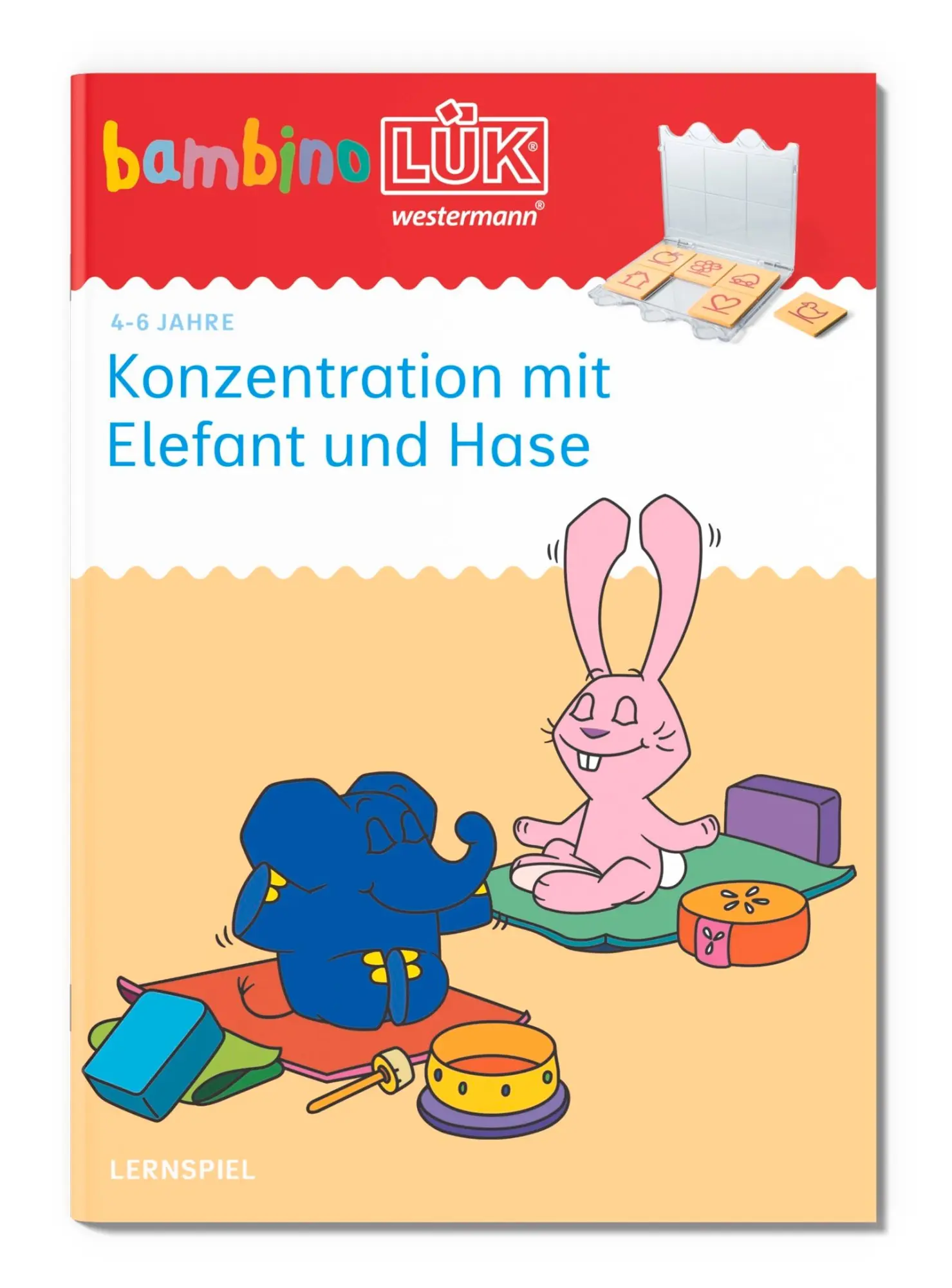 Cover: 9783072475051 | bambinoLÜK. Kindergarten/Vorschule Konzentration mit Elefant und Hase Cover: 9783072475051 | bambinoLÜK. Kindergarten/Vorschule Konzentration mit Elefant und Hase
