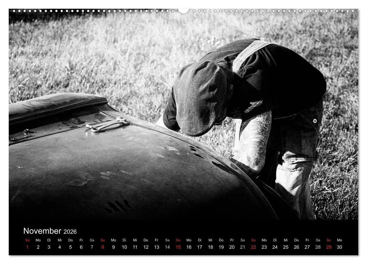 Bild: 9783516155051 | Hot Rods (Wandkalender 2026 DIN A2 quer), CALVENDO Monatskalender