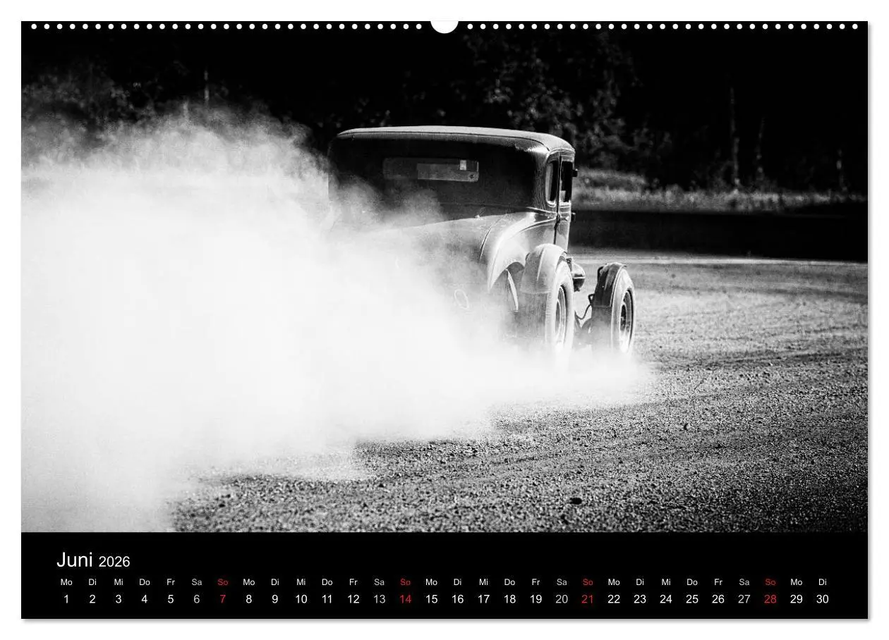 Bild: 9783516155051 | Hot Rods (Wandkalender 2026 DIN A2 quer), CALVENDO Monatskalender