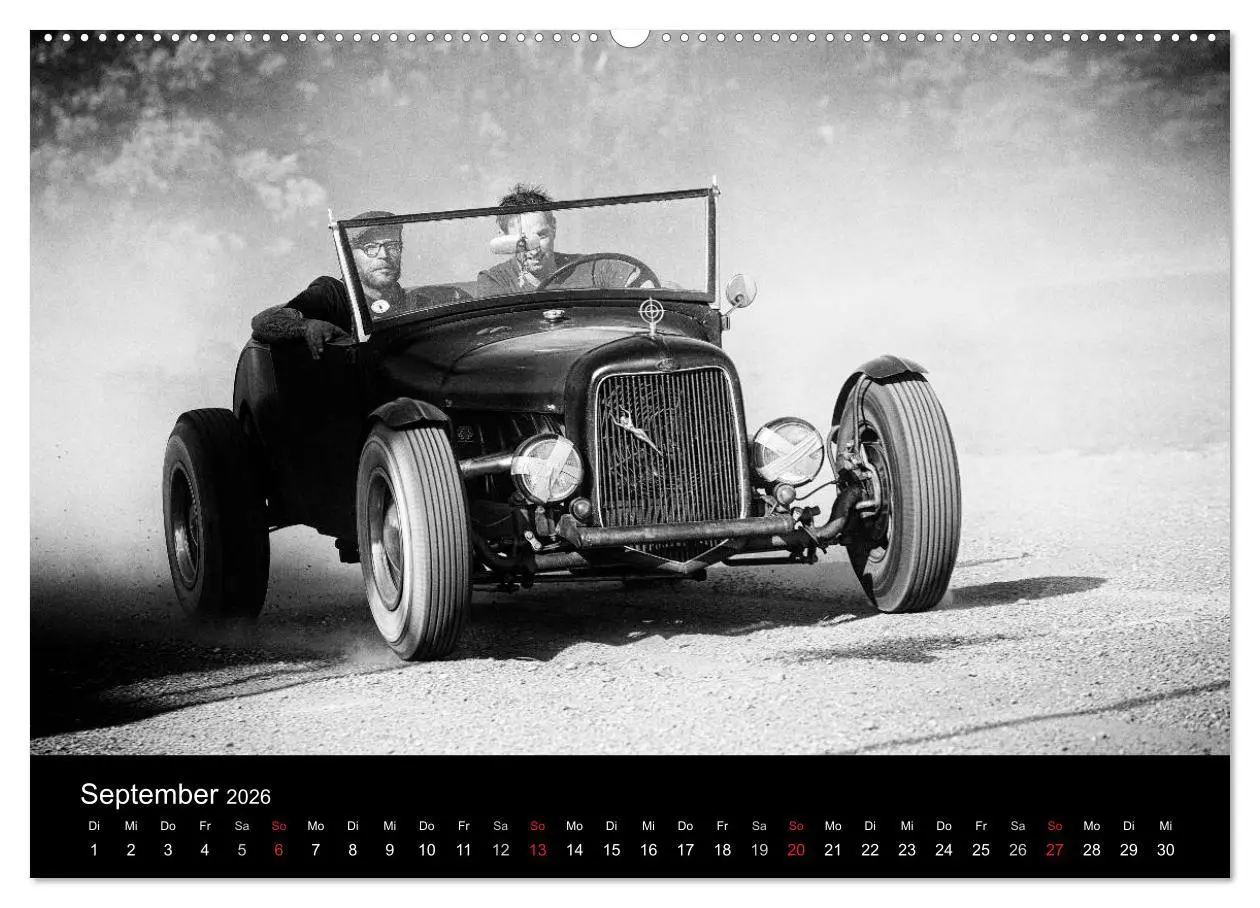 Bild: 9783516155051 | Hot Rods (Wandkalender 2026 DIN A2 quer), CALVENDO Monatskalender
