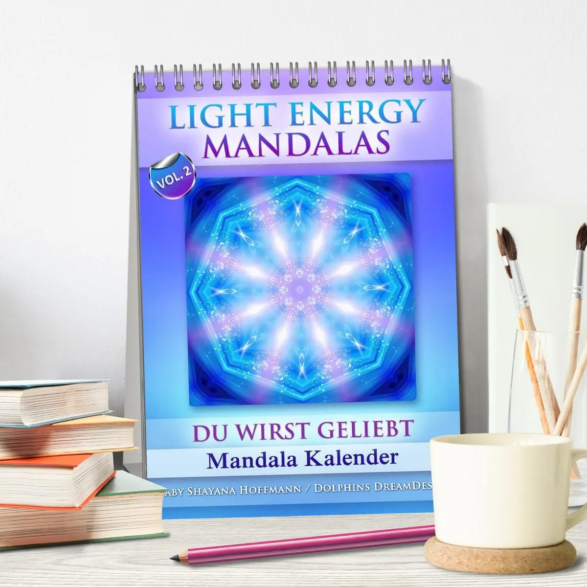 Bild: 9783516465051 | Light Energy Mandalas - Kalender - Vol. 2 (Tischkalender 2026 DIN...