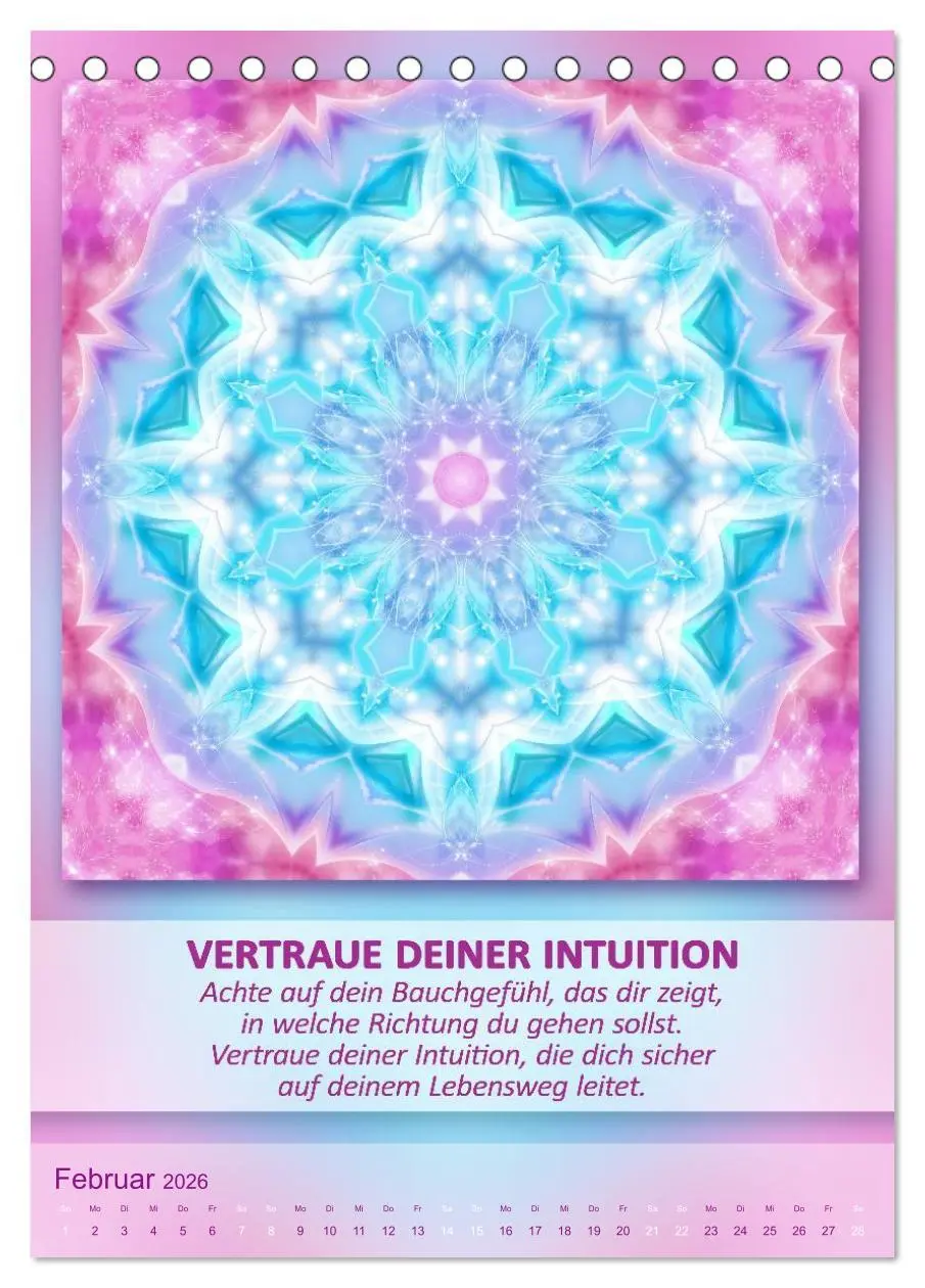 Bild: 9783516465051 | Light Energy Mandalas - Kalender - Vol. 2 (Tischkalender 2026 DIN...