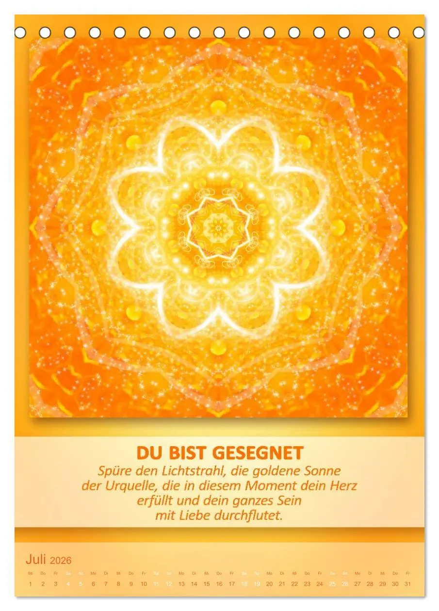 Bild: 9783516465051 | Light Energy Mandalas - Kalender - Vol. 2 (Tischkalender 2026 DIN...