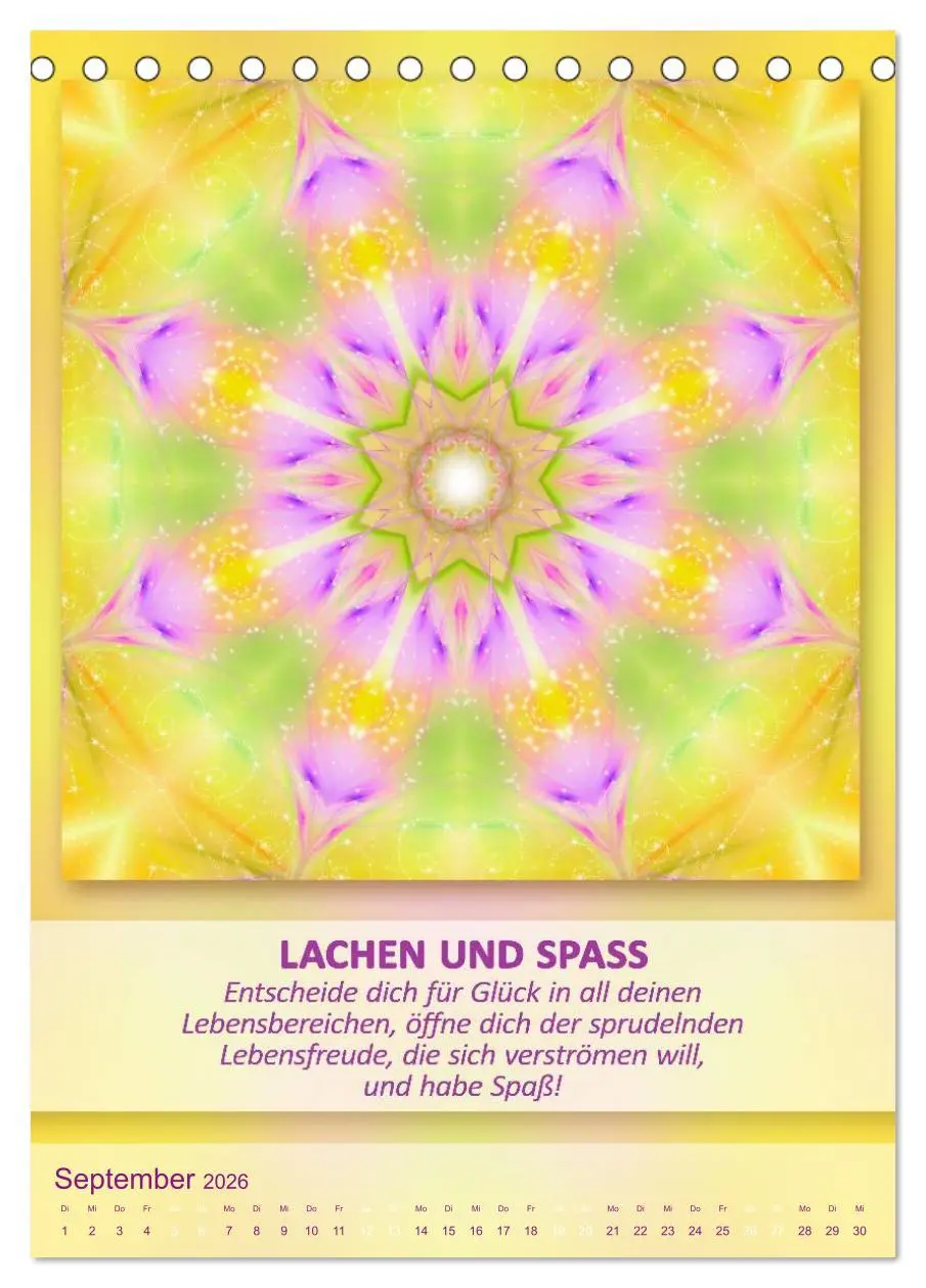 Bild: 9783516465051 | Light Energy Mandalas - Kalender - Vol. 2 (Tischkalender 2026 DIN...