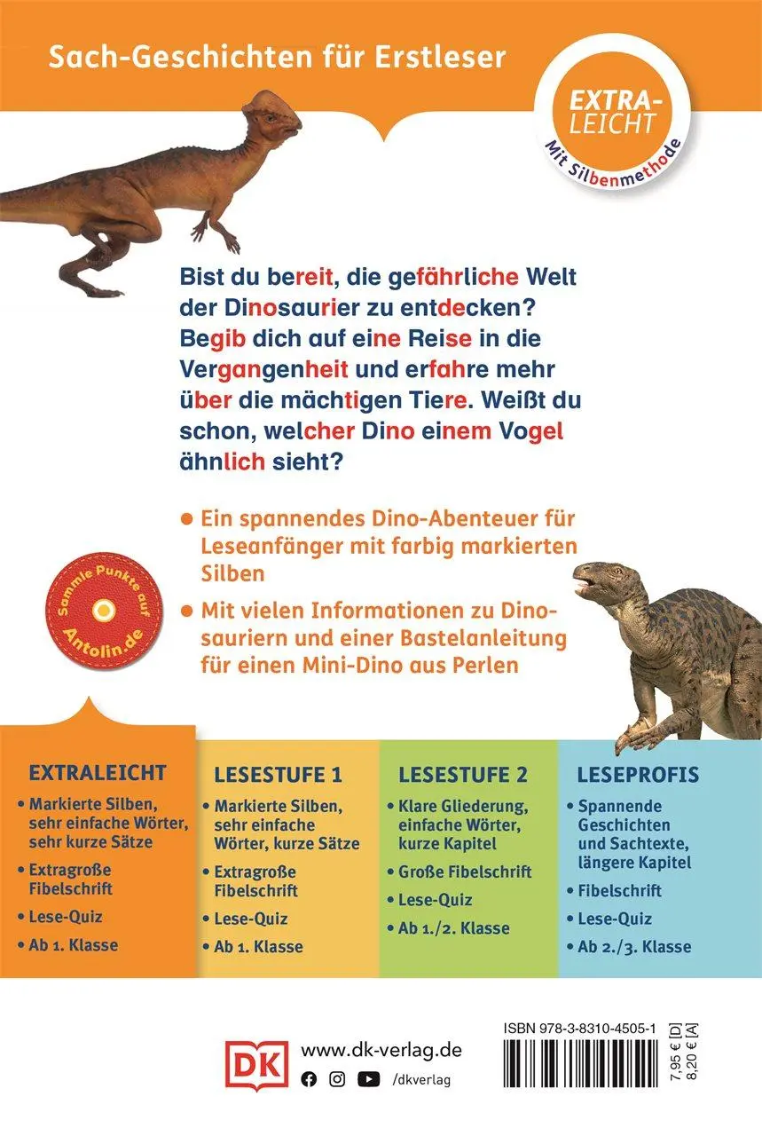Rückseite: 9783831045051 | SUPERLESER! Vorsicht, Dinos! | DK Verlag - Kids | Buch | SUPERLESER!