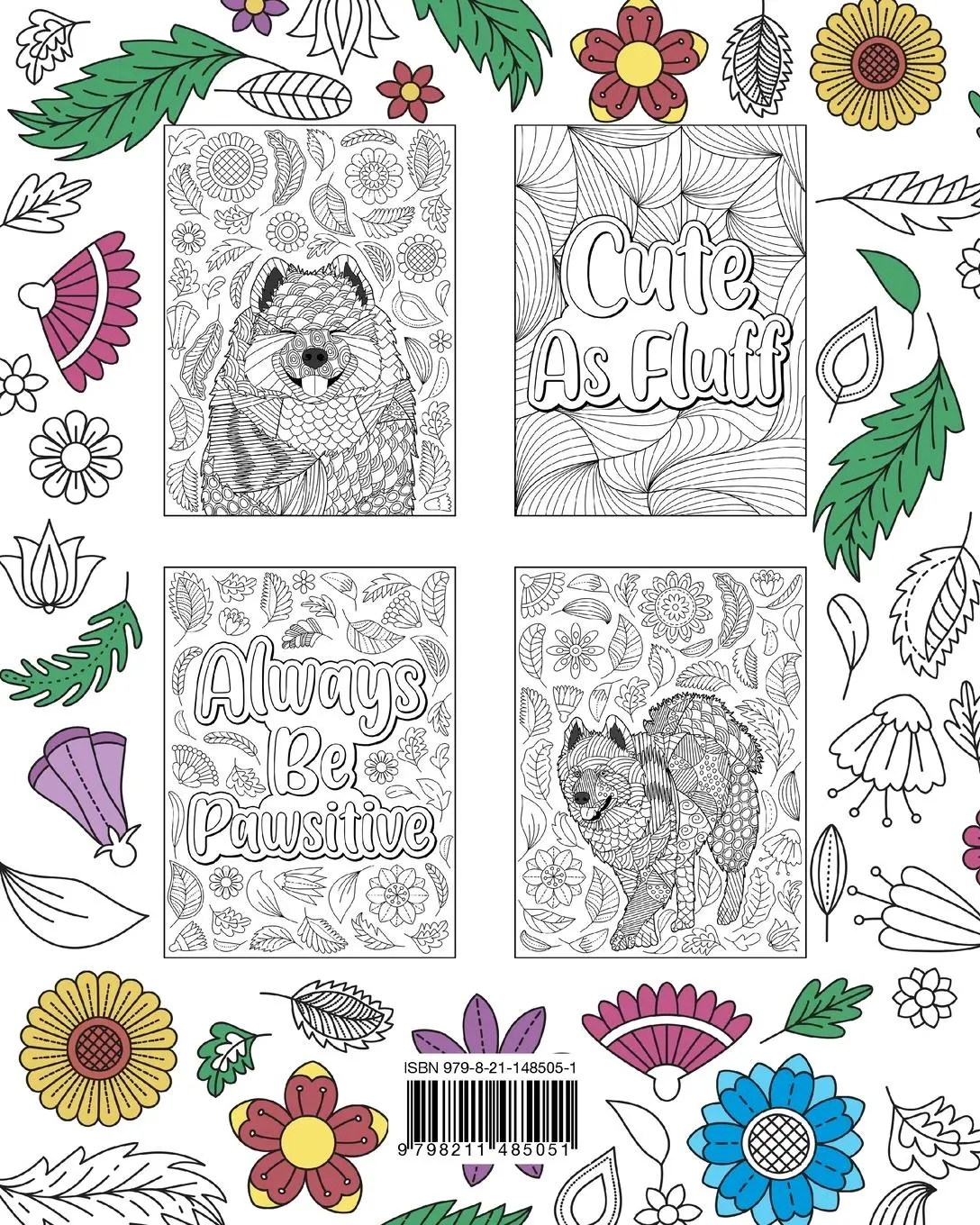 Rückseite: 9798211485051 | Samoyed Coloring Book | Paperland | Taschenbuch | Englisch | 2023