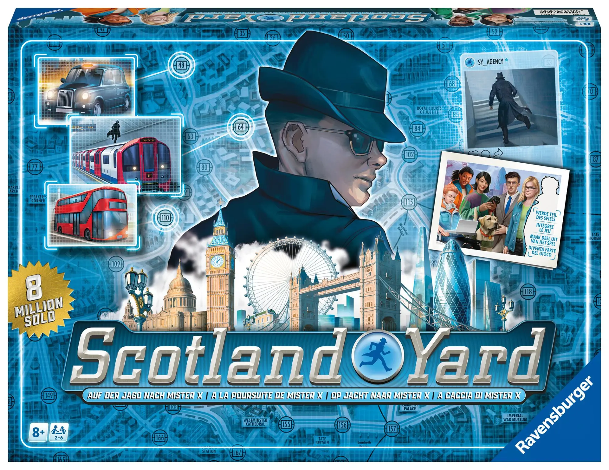 Cover: 4005556275151 | Scotland Yard - Gesellschaftsspiel &amp; Brettspiel ab 8 Jahre | Spiel