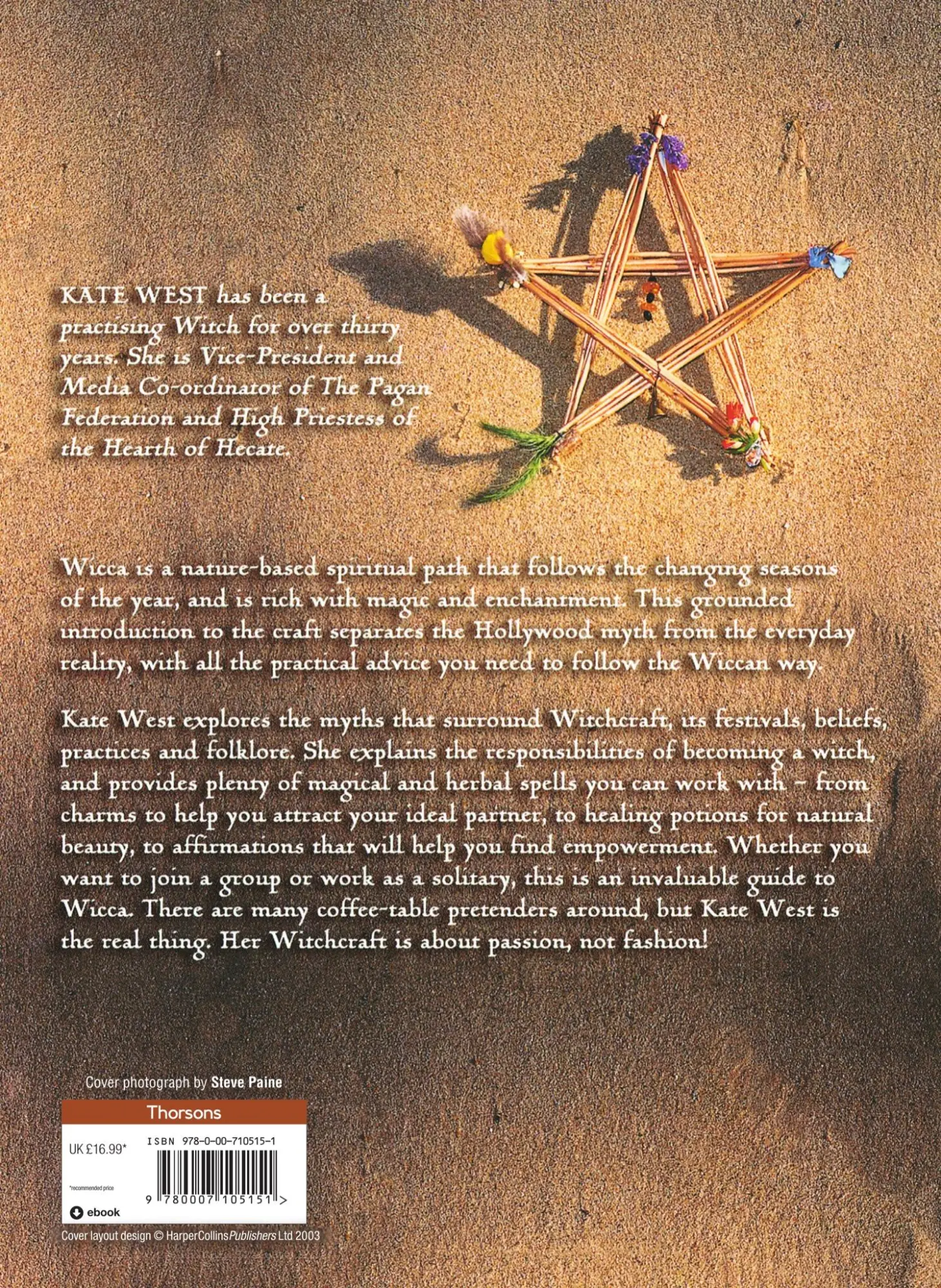 Rückseite: 9780007105151 | The Real Witches' Handbook | Kate West | Taschenbuch | Englisch | 2001