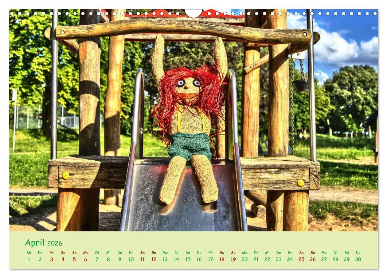 Bild: 9783457365151 | Mein Name ist Jute, wir sind auf dem Spielplatz (Wandkalender 2026...