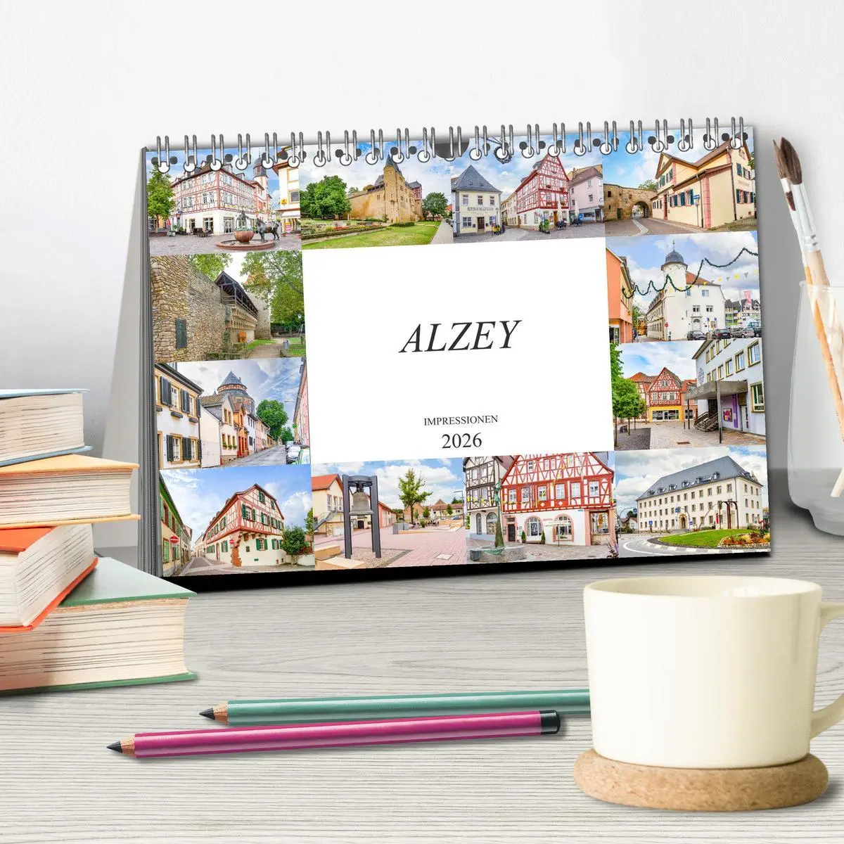 Bild: 9783457745151 | Alzey Impressionen (Tischkalender 2026 DIN A5 quer), CALVENDO...