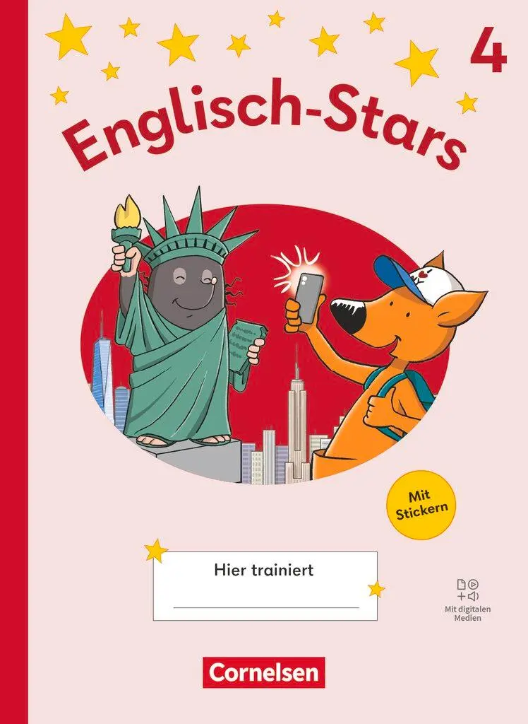 Cover: 9783464815151 | Englisch-Stars 4. Schuljahr - Allgemeine Ausgabe 2025 - Übungsheft Cover: 9783464815151 | Englisch-Stars 4. Schuljahr - Allgemeine Ausgabe 2025 - Übungsheft
