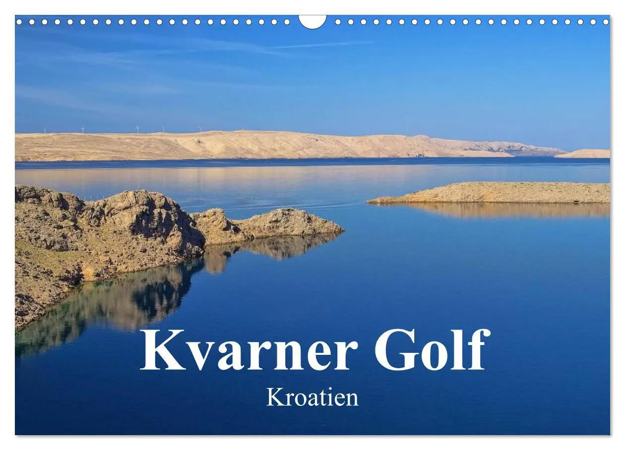 Cover: 9783516145151 | Kvarner Golf - Kroatien (Wandkalender 2026 DIN A3 quer), CALVENDO...