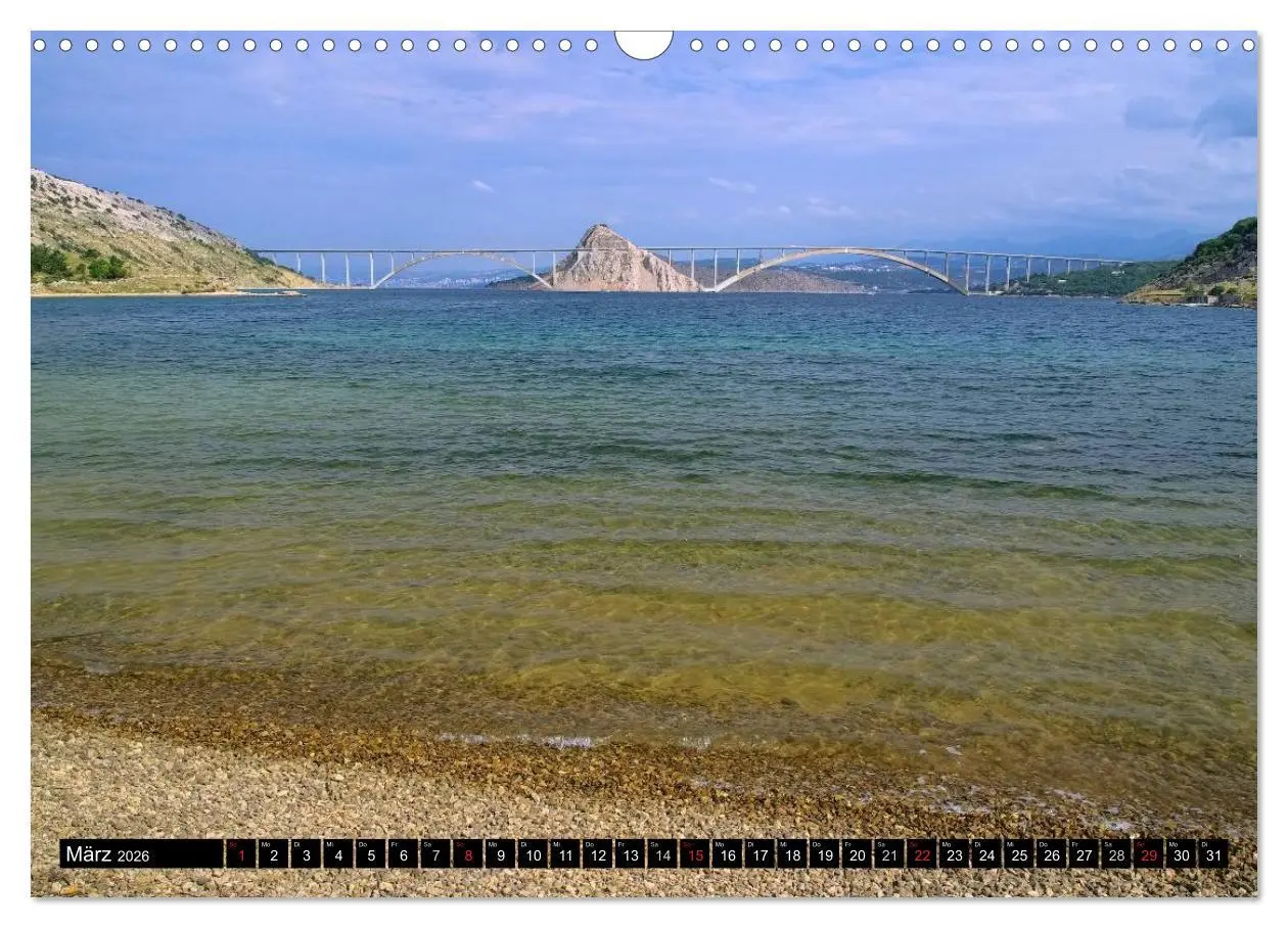 Bild: 9783516145151 | Kvarner Golf - Kroatien (Wandkalender 2026 DIN A3 quer), CALVENDO...