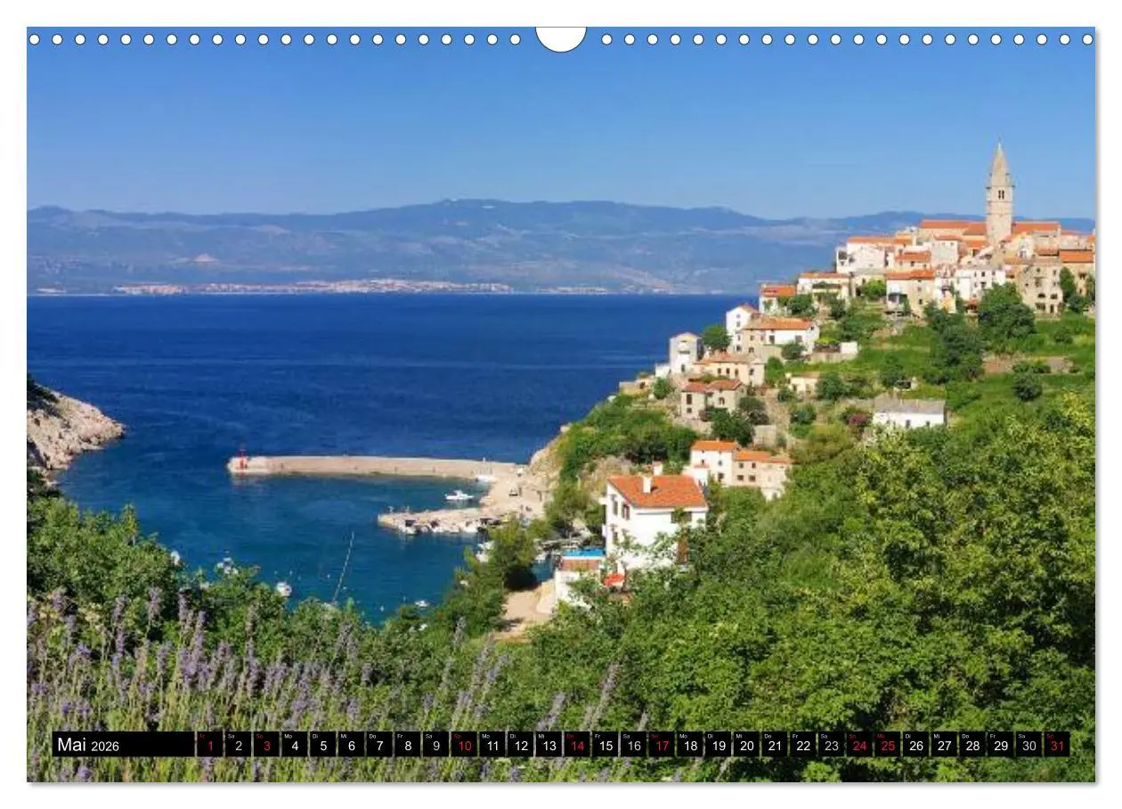 Bild: 9783516145151 | Kvarner Golf - Kroatien (Wandkalender 2026 DIN A3 quer), CALVENDO...