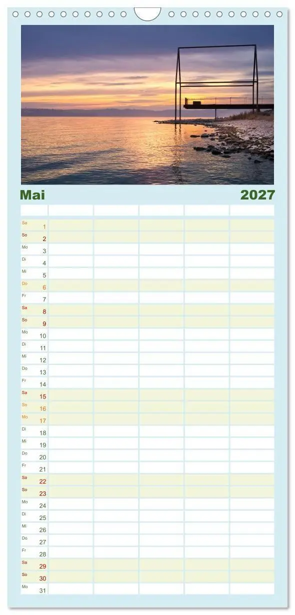 Bild: 9783594295151 | Familienplaner 2027 - Uhldingen am Bodensee mit 5 Spalten...