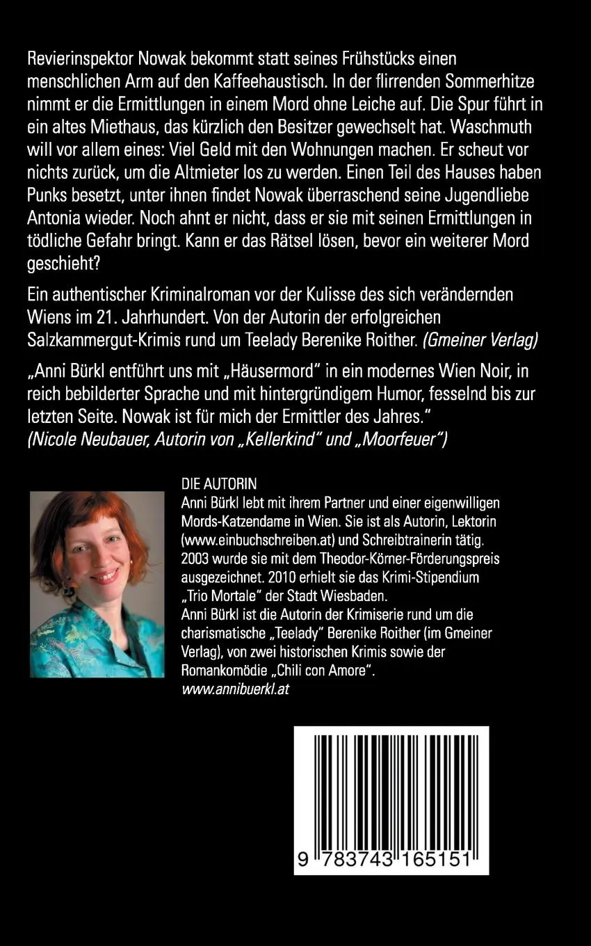 Rückseite: 9783743165151 | Häusermord | Ein Fall für Wolf Nowak | Anni Bürkl | Taschenbuch | 2017