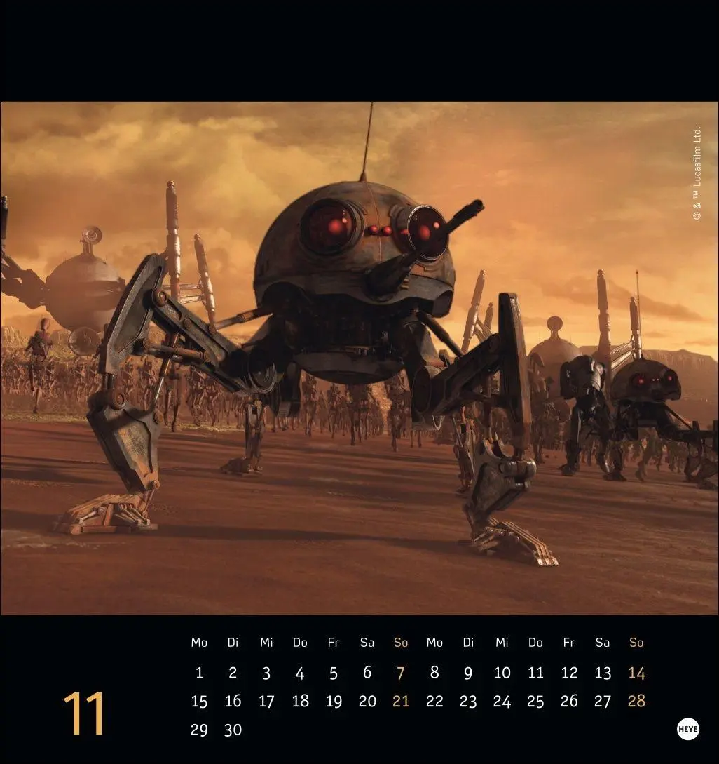 Bild: 9783756415151 | Star Wars Postkartenkalender 2027 | Kalender | Spiralbindung | 13 S.