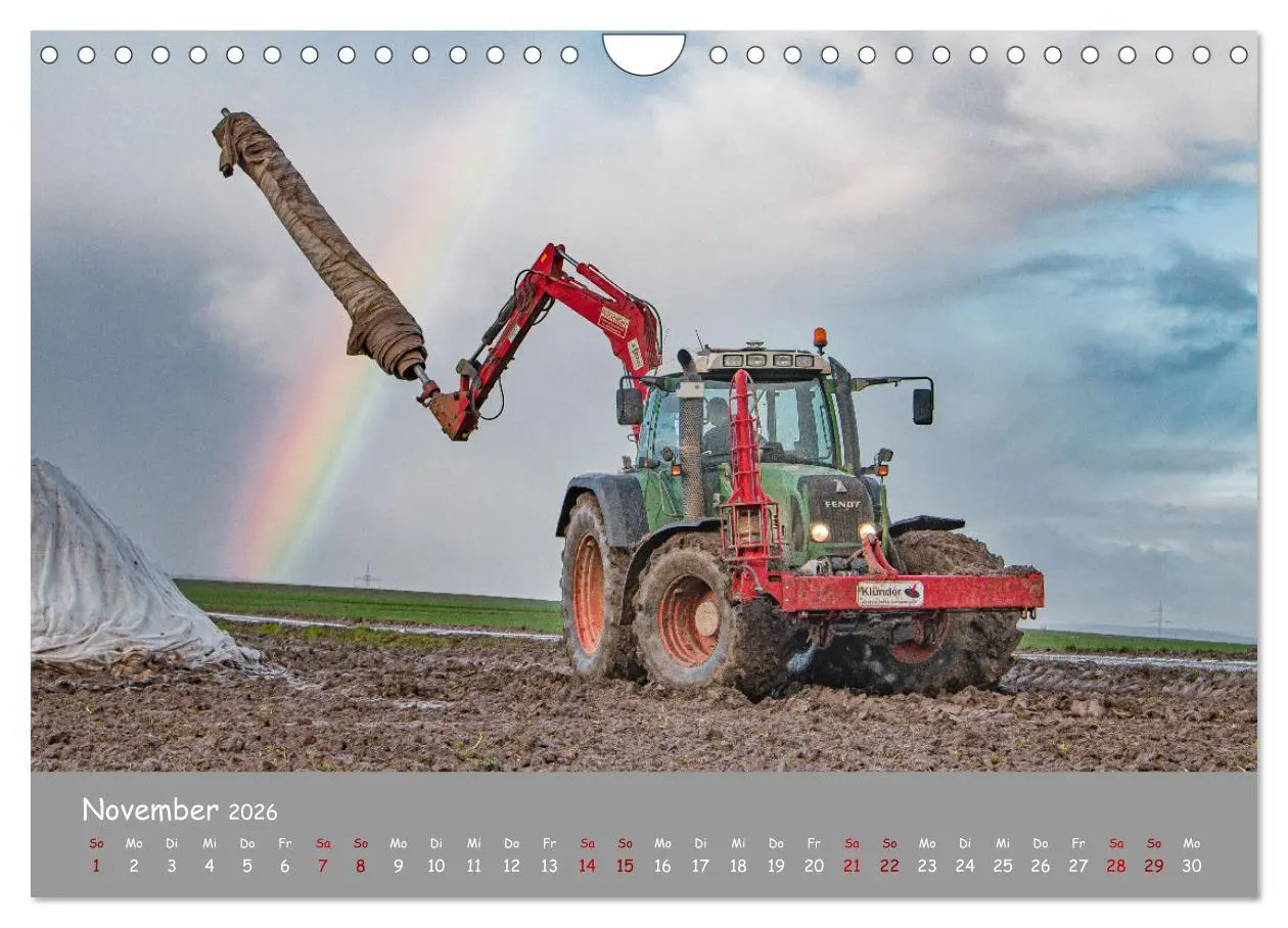 Bild: 9783457665251 | Landtechnik im Einsatz (Wandkalender 2026 DIN A4 quer), CALVENDO...