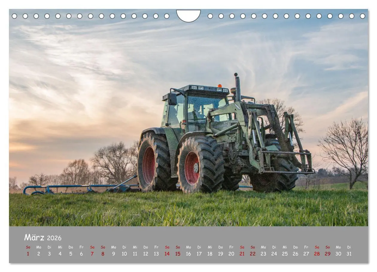 Bild: 9783457665251 | Landtechnik im Einsatz (Wandkalender 2026 DIN A4 quer), CALVENDO...