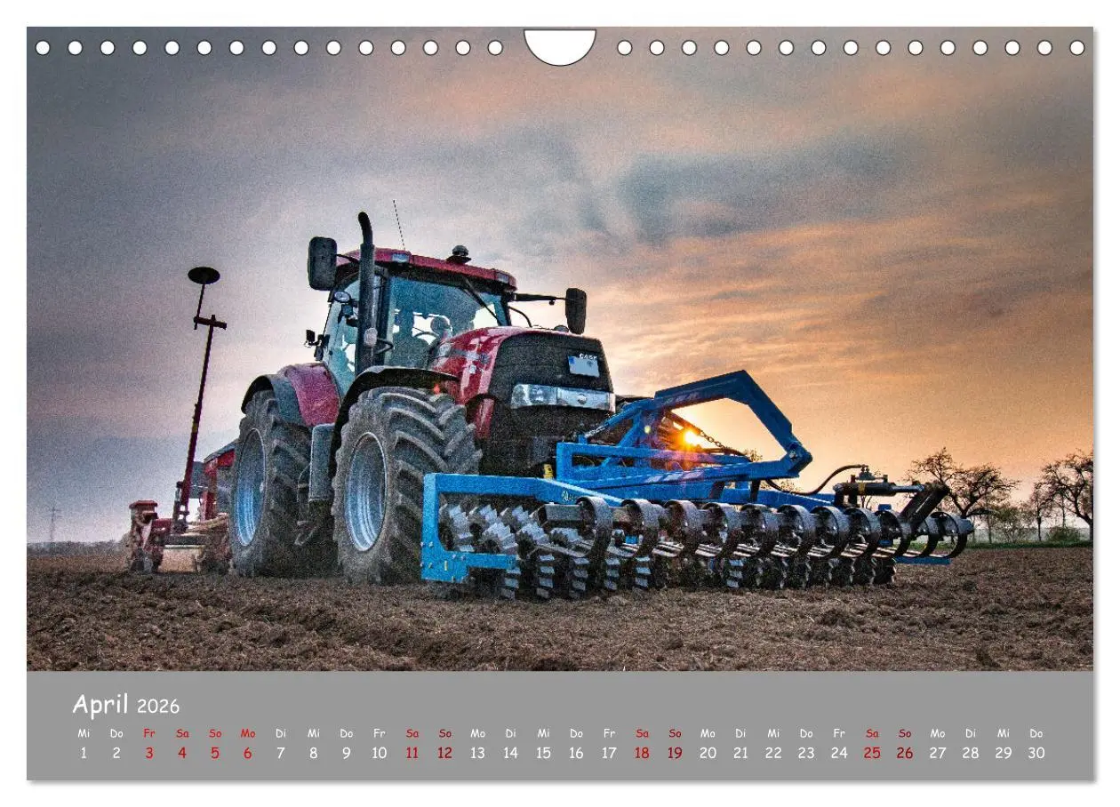 Bild: 9783457665251 | Landtechnik im Einsatz (Wandkalender 2026 DIN A4 quer), CALVENDO...