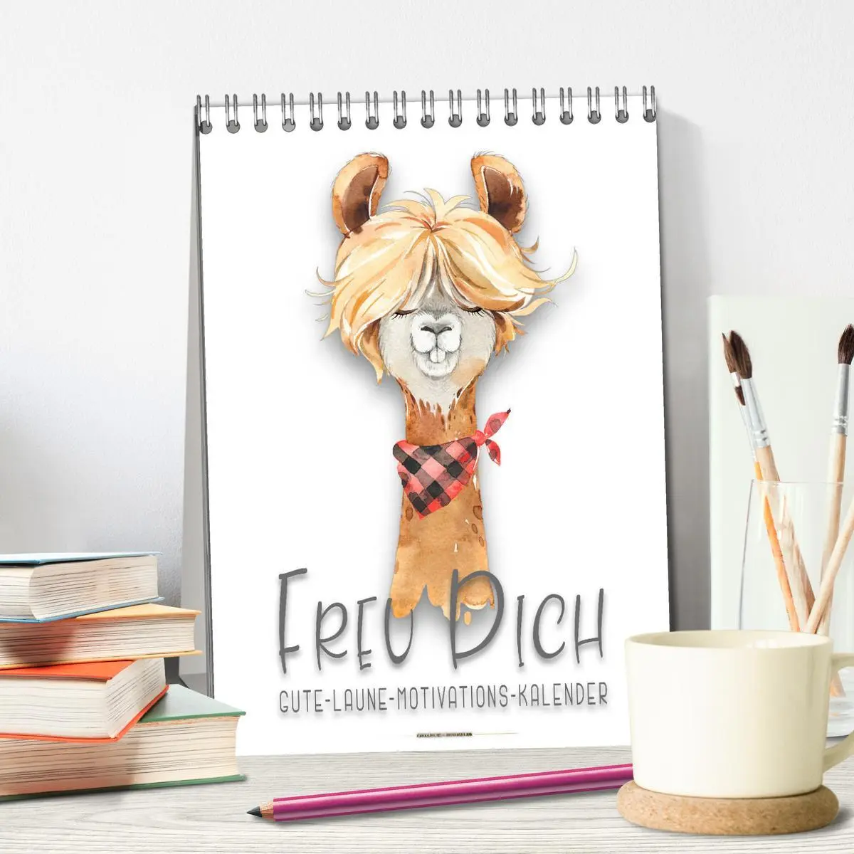 Bild: 9783516375251 | Freu Dich - Gute-Laune-Motivations-Kalender (Tischkalender 2026 DIN...