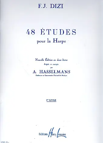 Cover: 9790230905251 | 48 Etudes pour la Harpe | 48 Studies for the Harp | Dizi | Buch